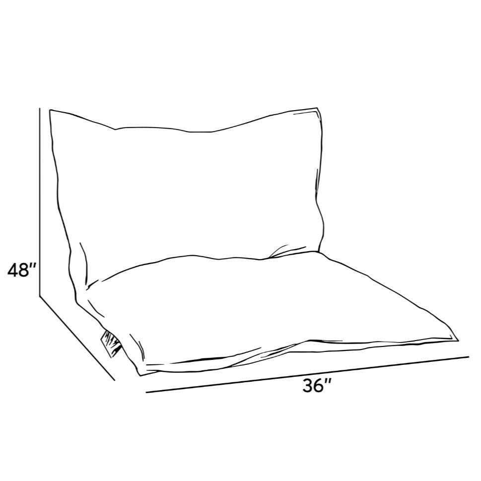 Classic Junior Bean Bag - Sepia