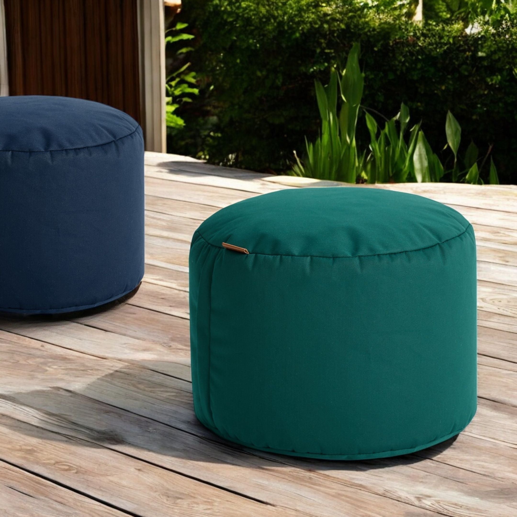 Pouf repose-pieds Rond - Orizon