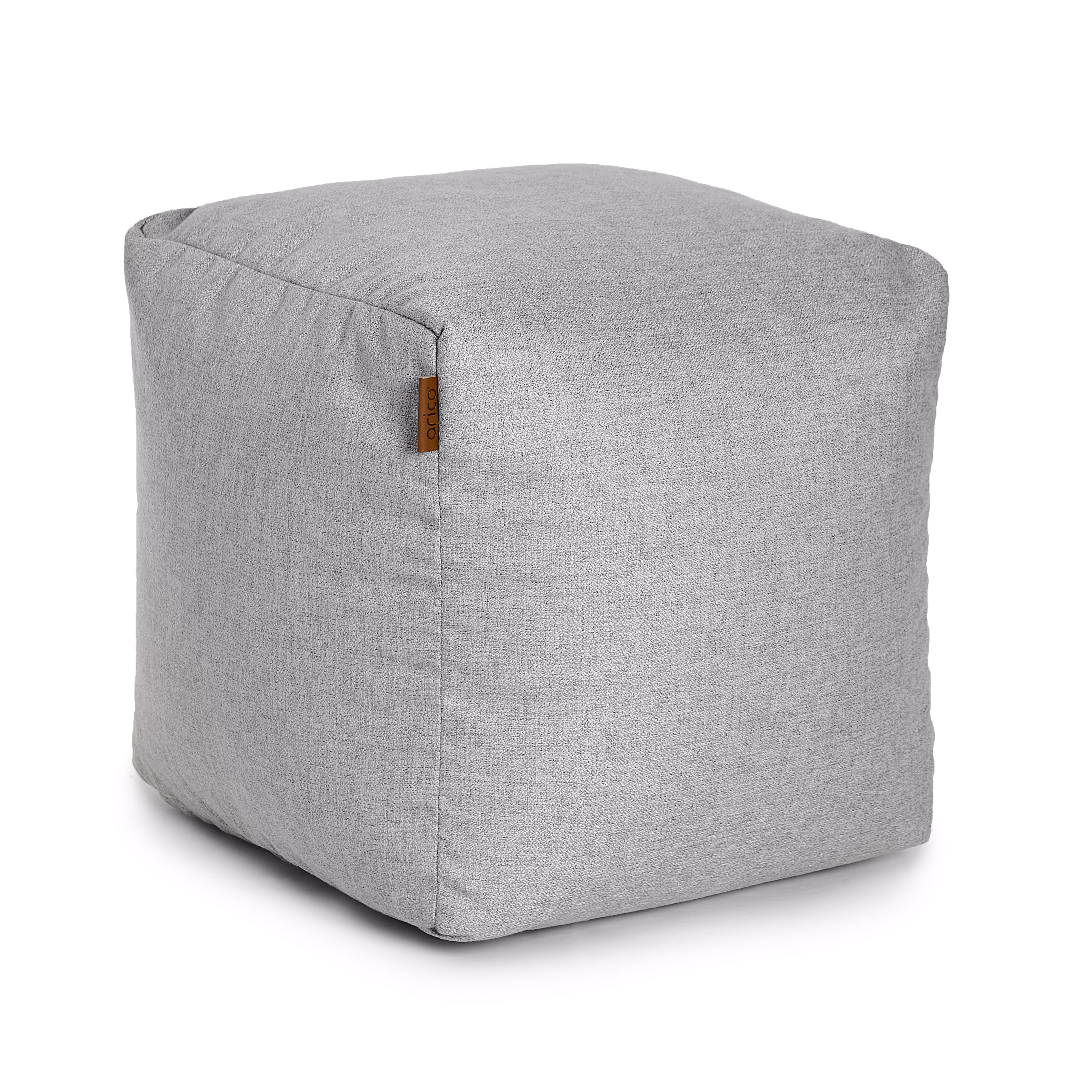 Square Ottoman and Footrest - Sepia