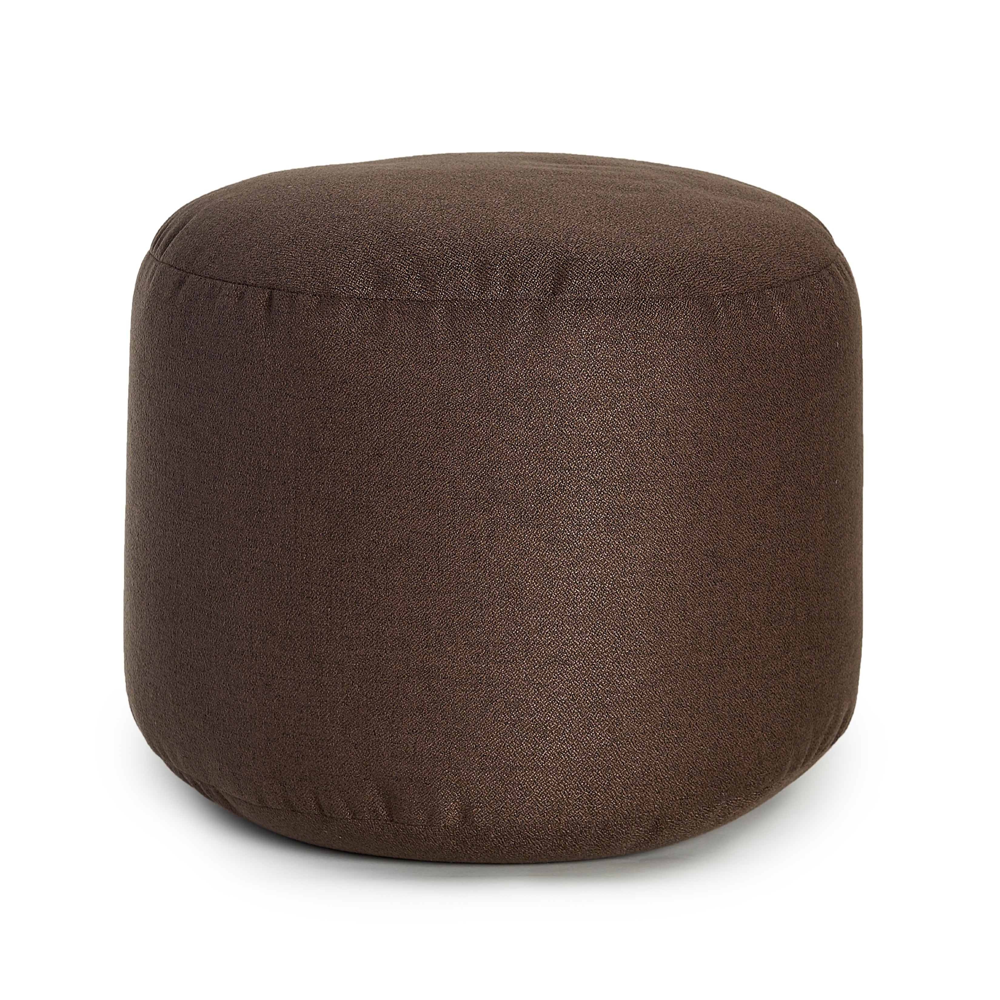 Pouf Repose-Pieds Rond - Sepia