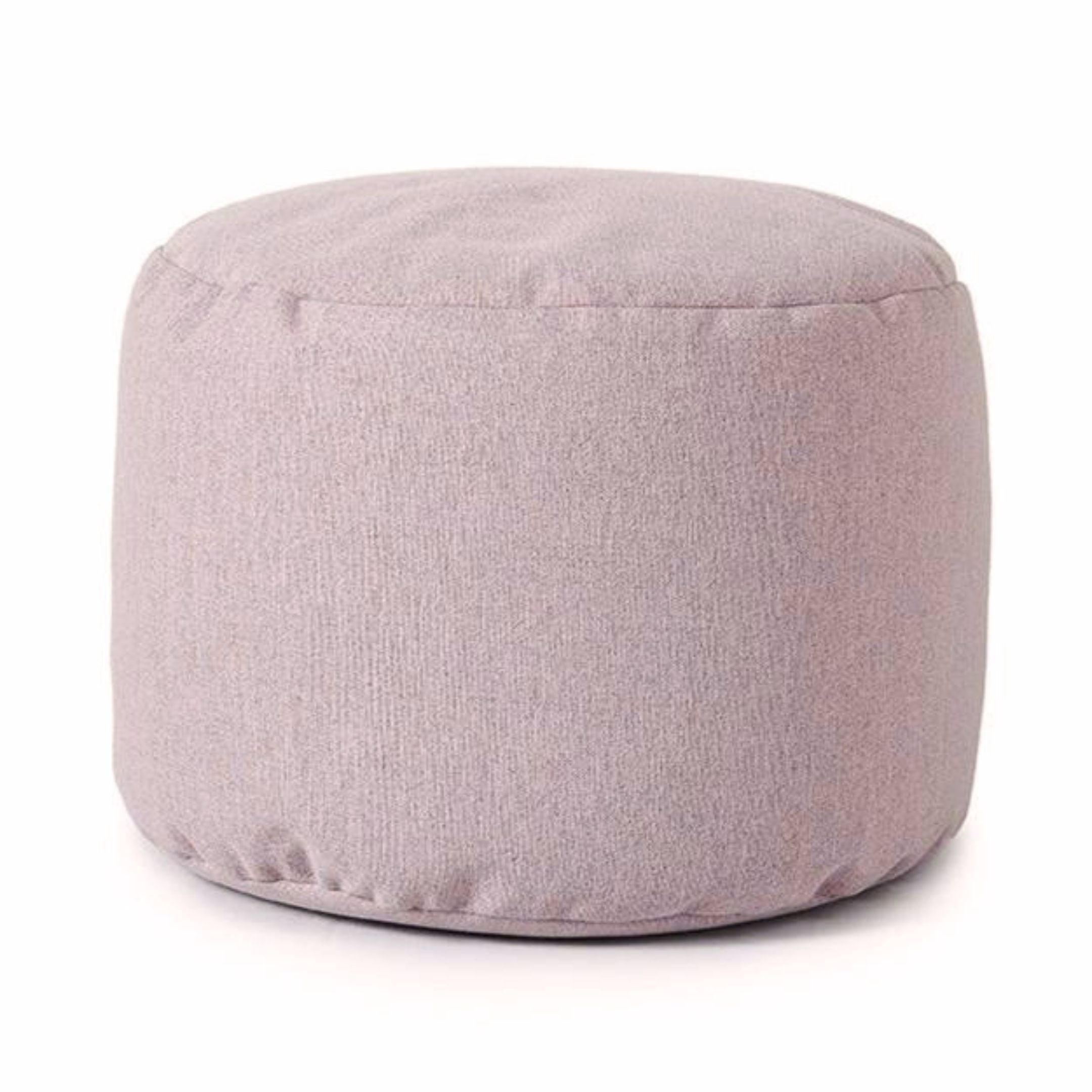 Round Ottoman Footrest - Himalayan Pink