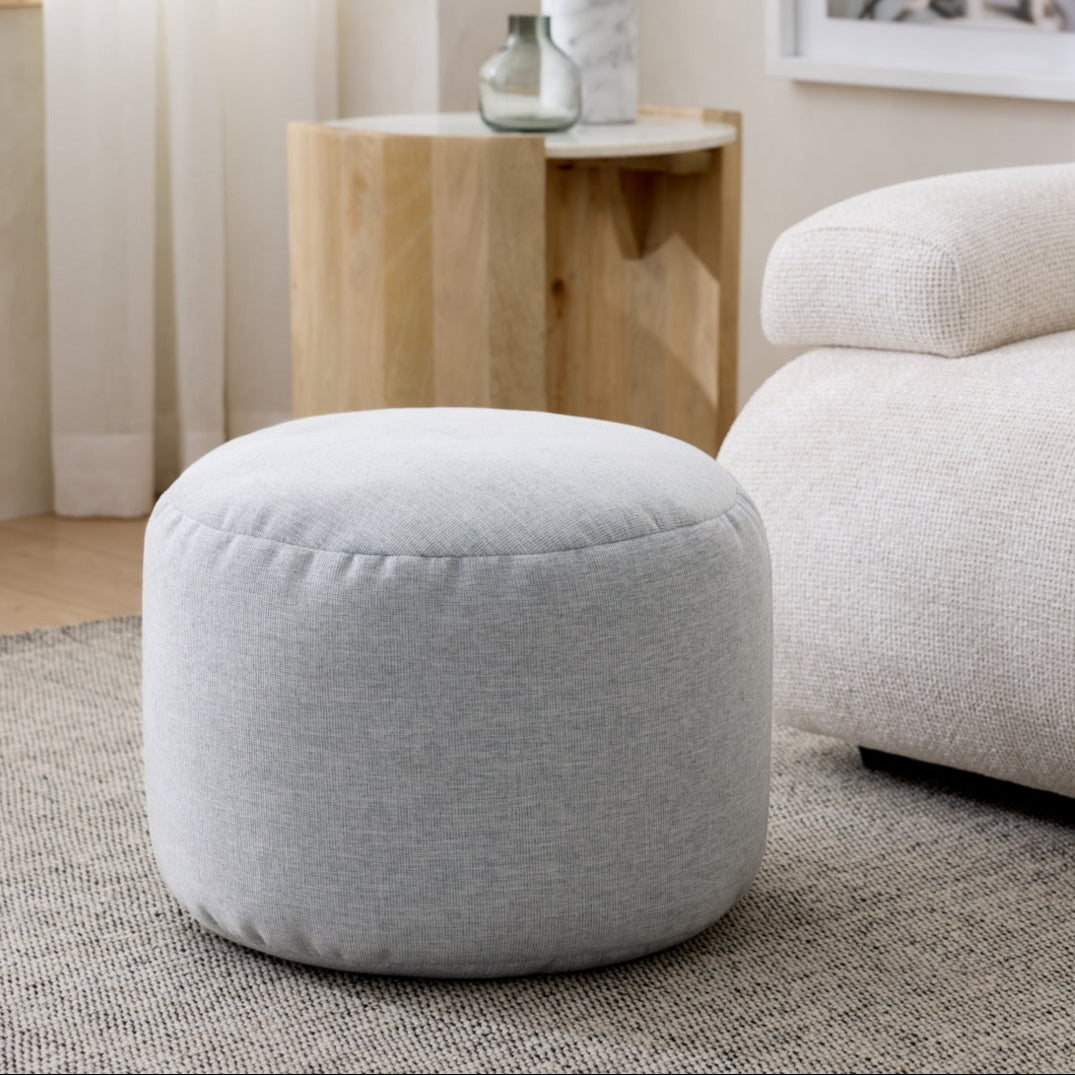 Round Ottoman and Footrest - Sereny