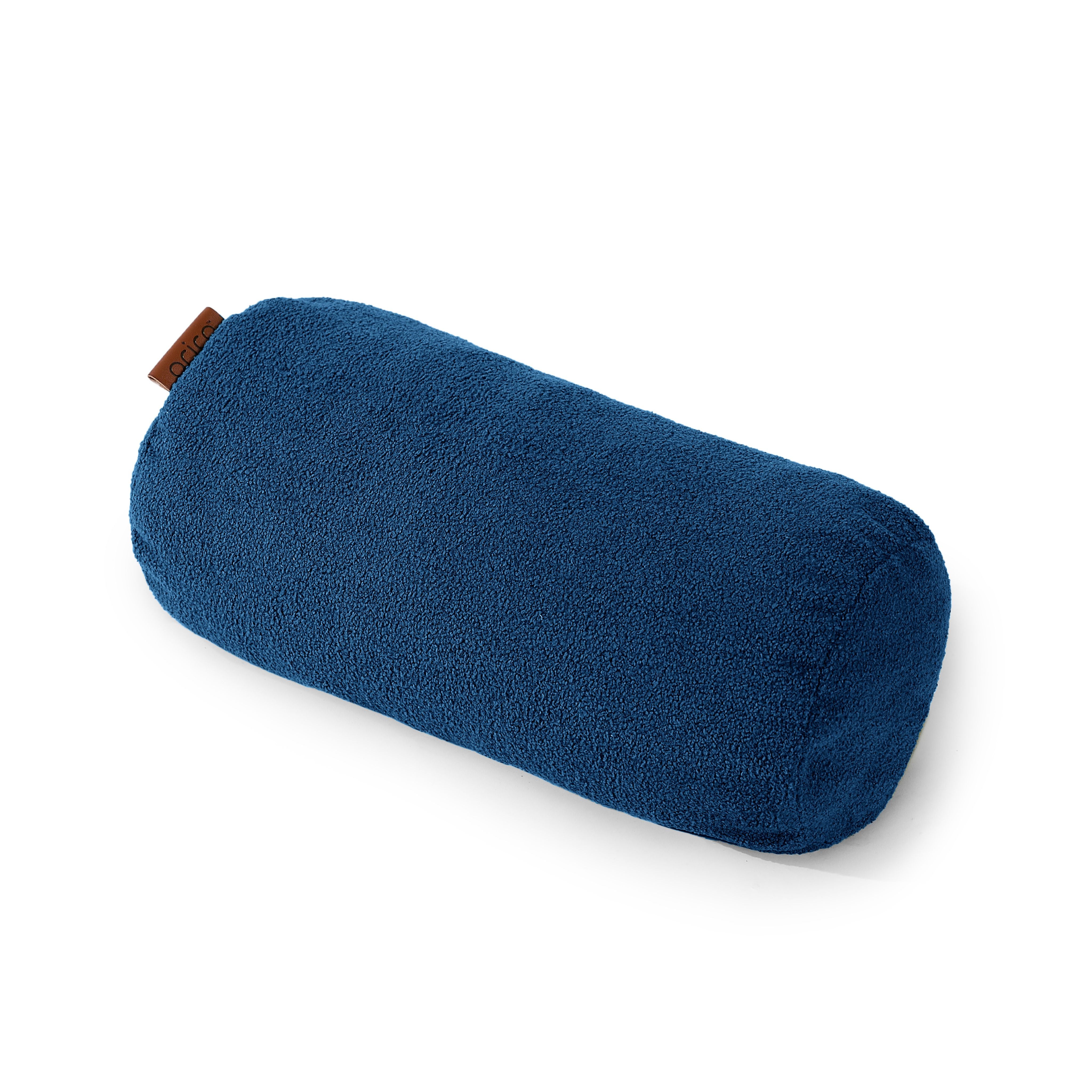 Coussin de soutien, pour la nuque et le bas du dos, marque ARICO / Couleur Bleu Océan.