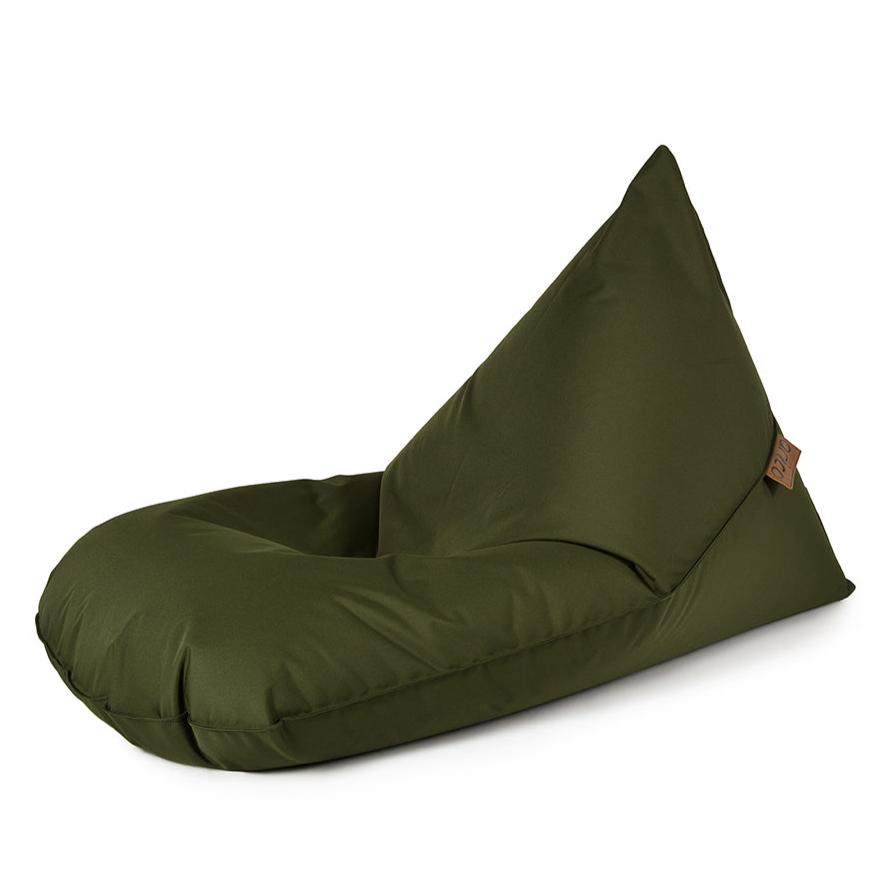 bean bag lounge adulte ARICO de couleur Olive.
