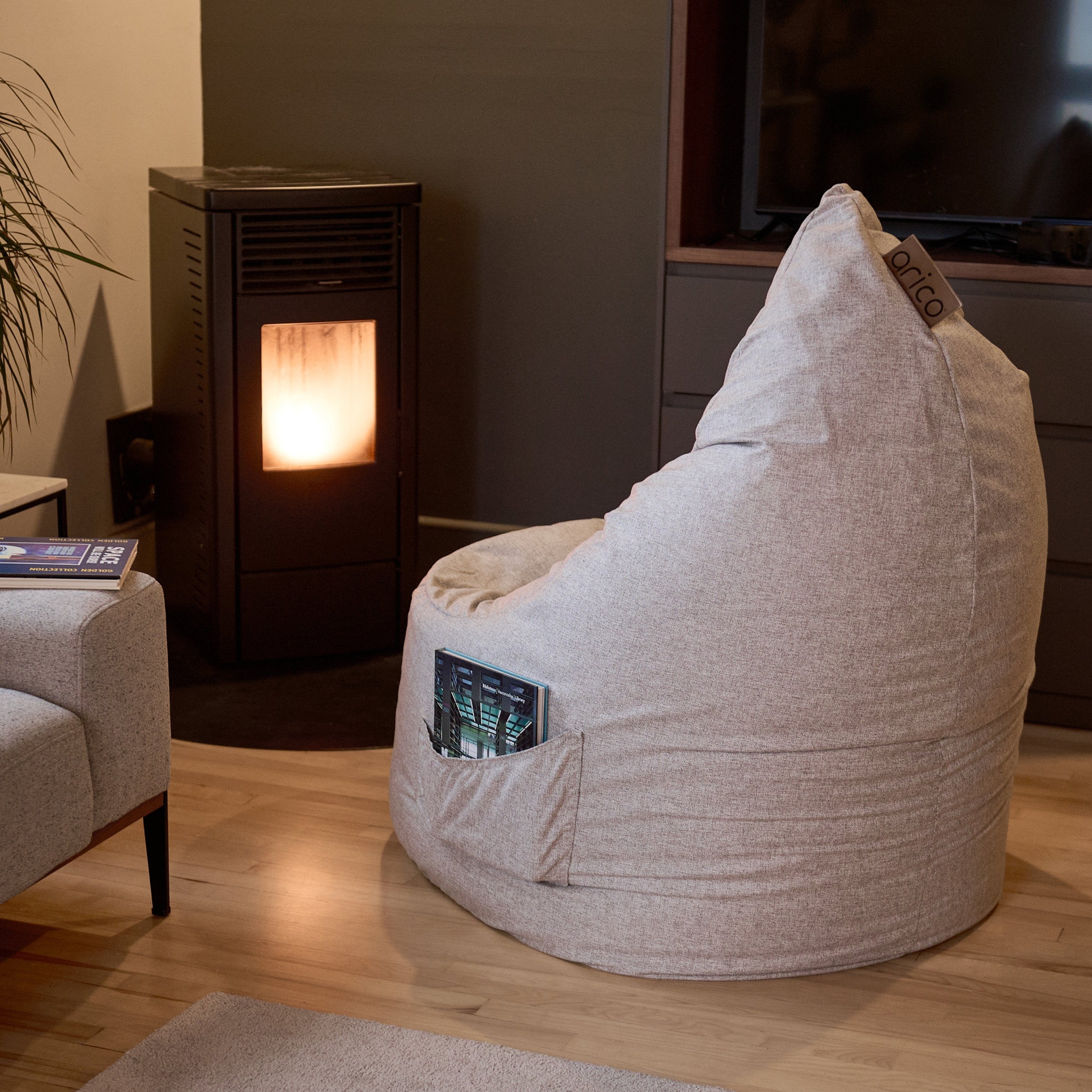 Ergo Adult Bean Bag - Sepia