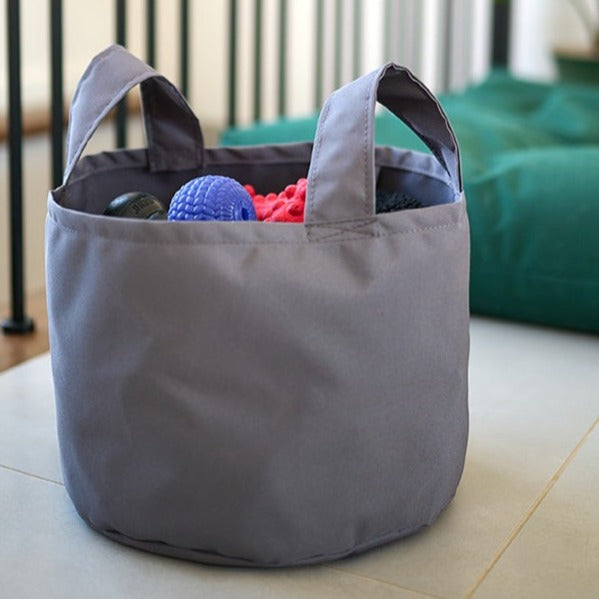 Duo of storage baskets