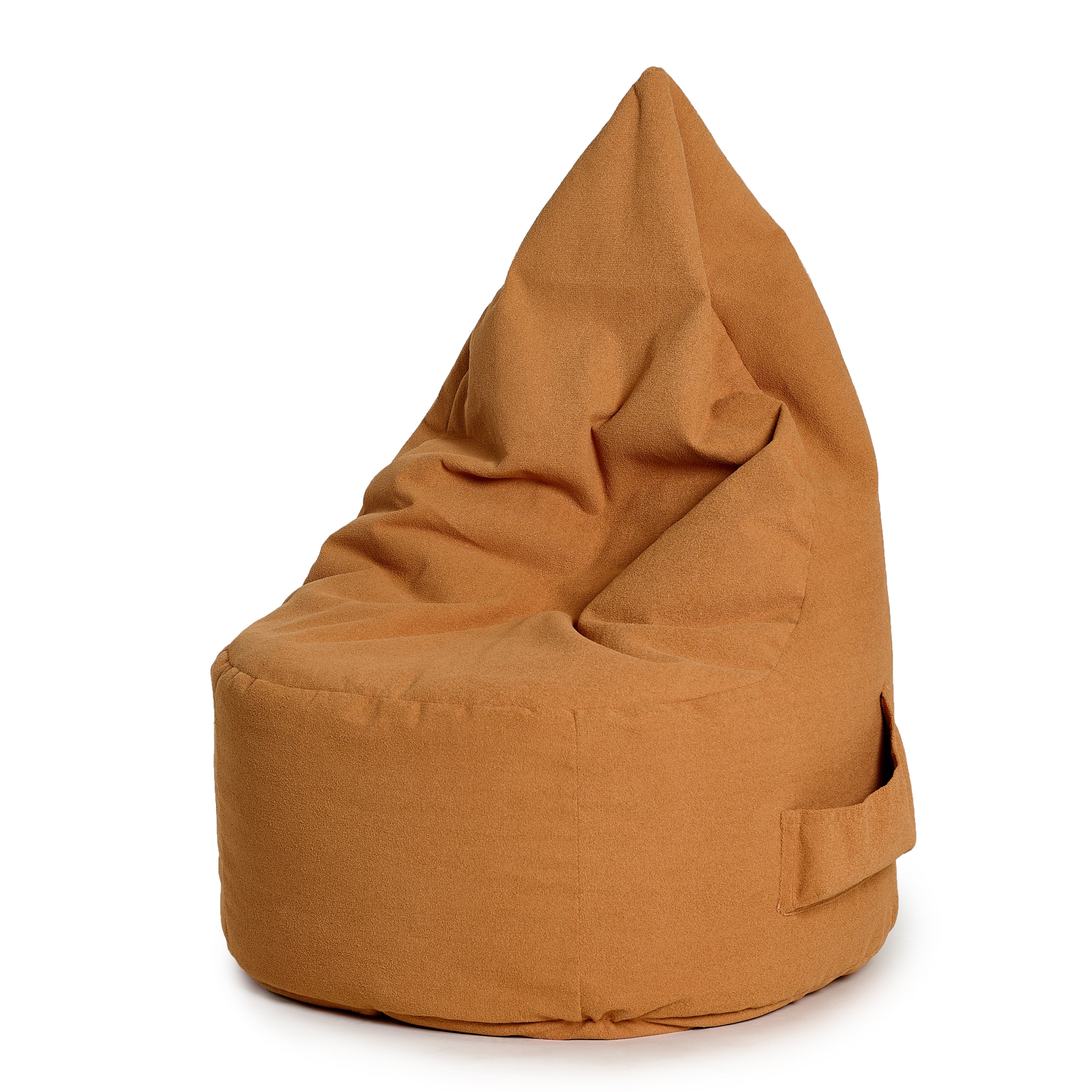 Bean bag Ergo Adulte, ARICO, collection Paloma avec un tissu doux, fait au Canada / couleur Orange Terracotta