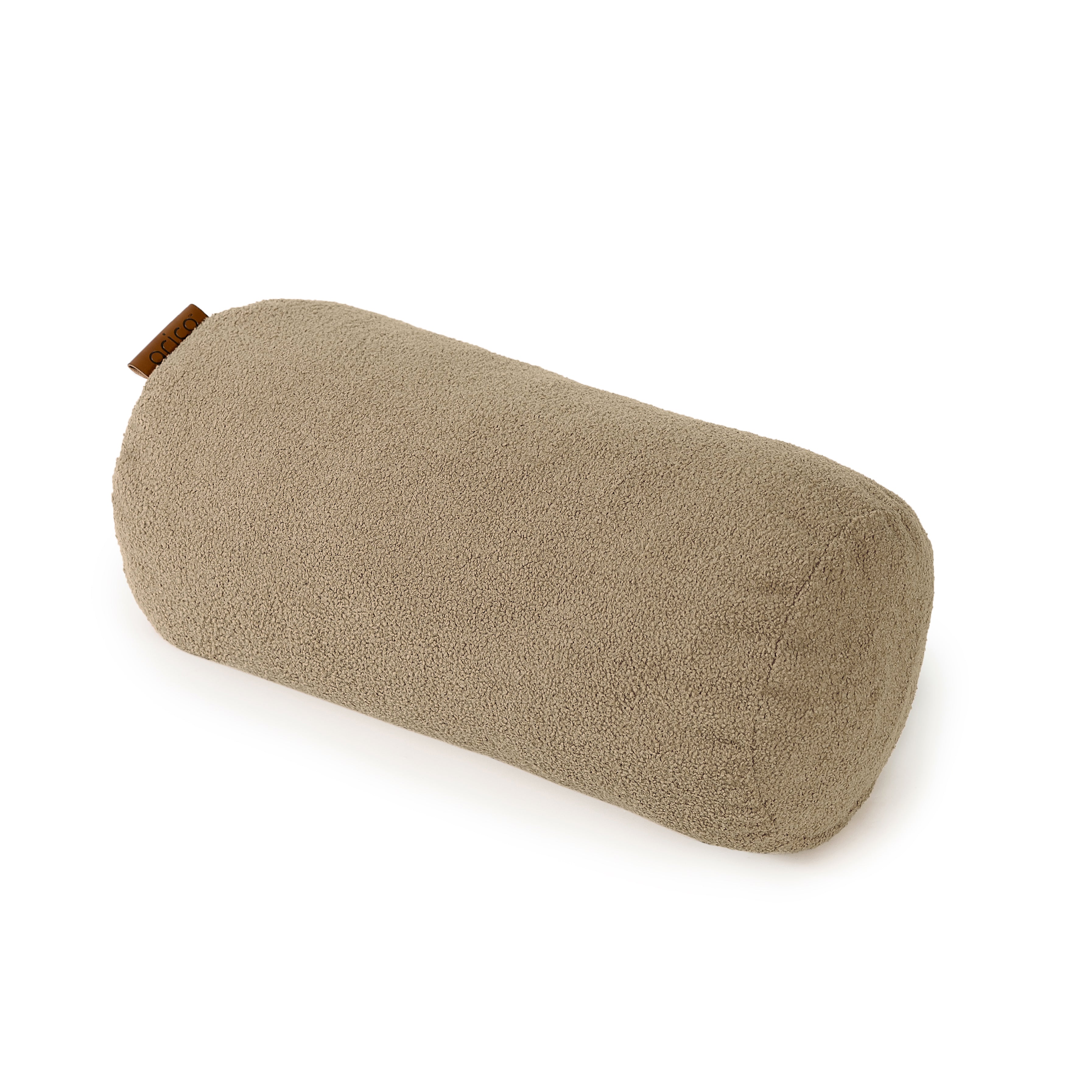 Coussin de soutien, pour la nuque et le bas du dos, marque ARICO / Couleur Brun Amande.