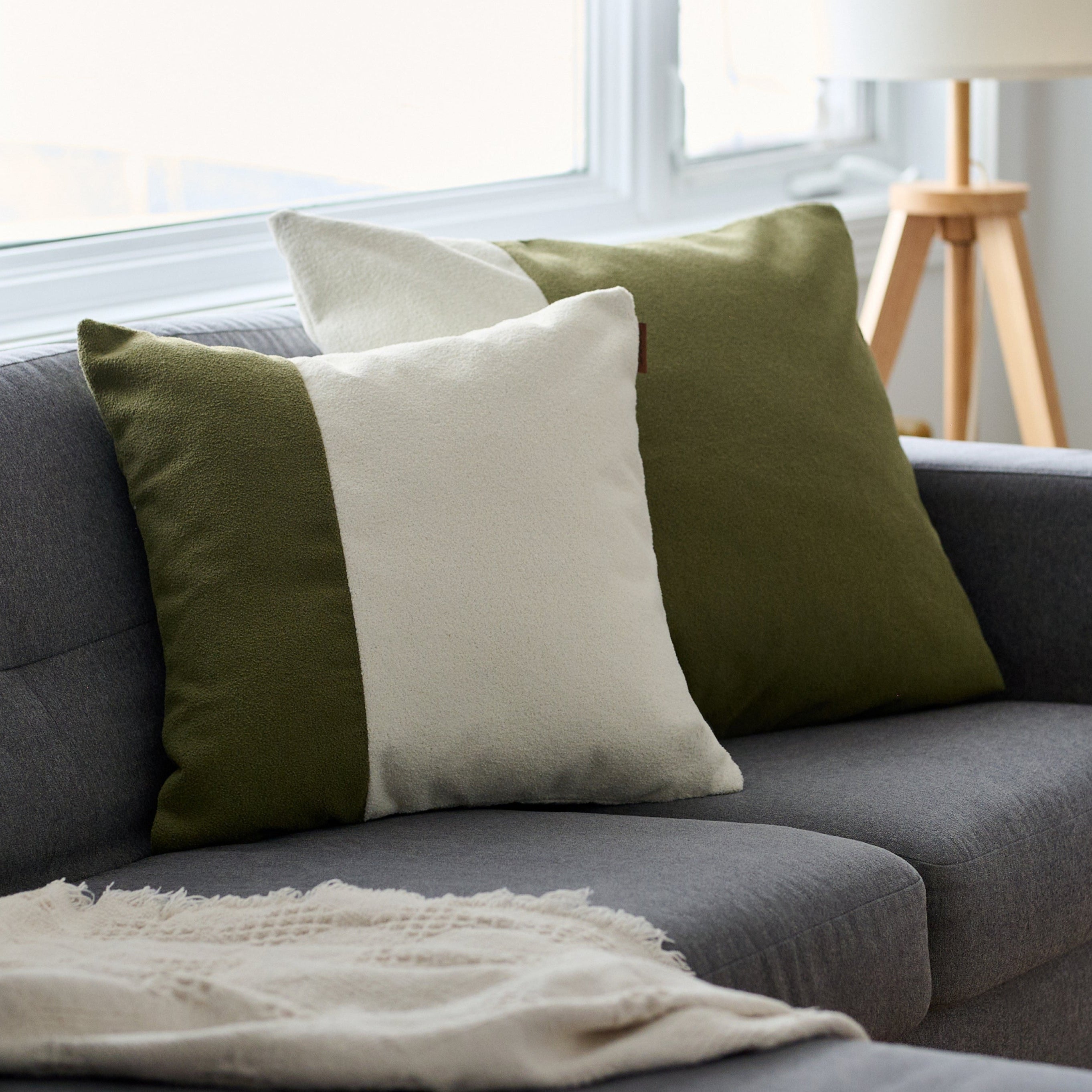 Des coussins design, magnifique et super doux!