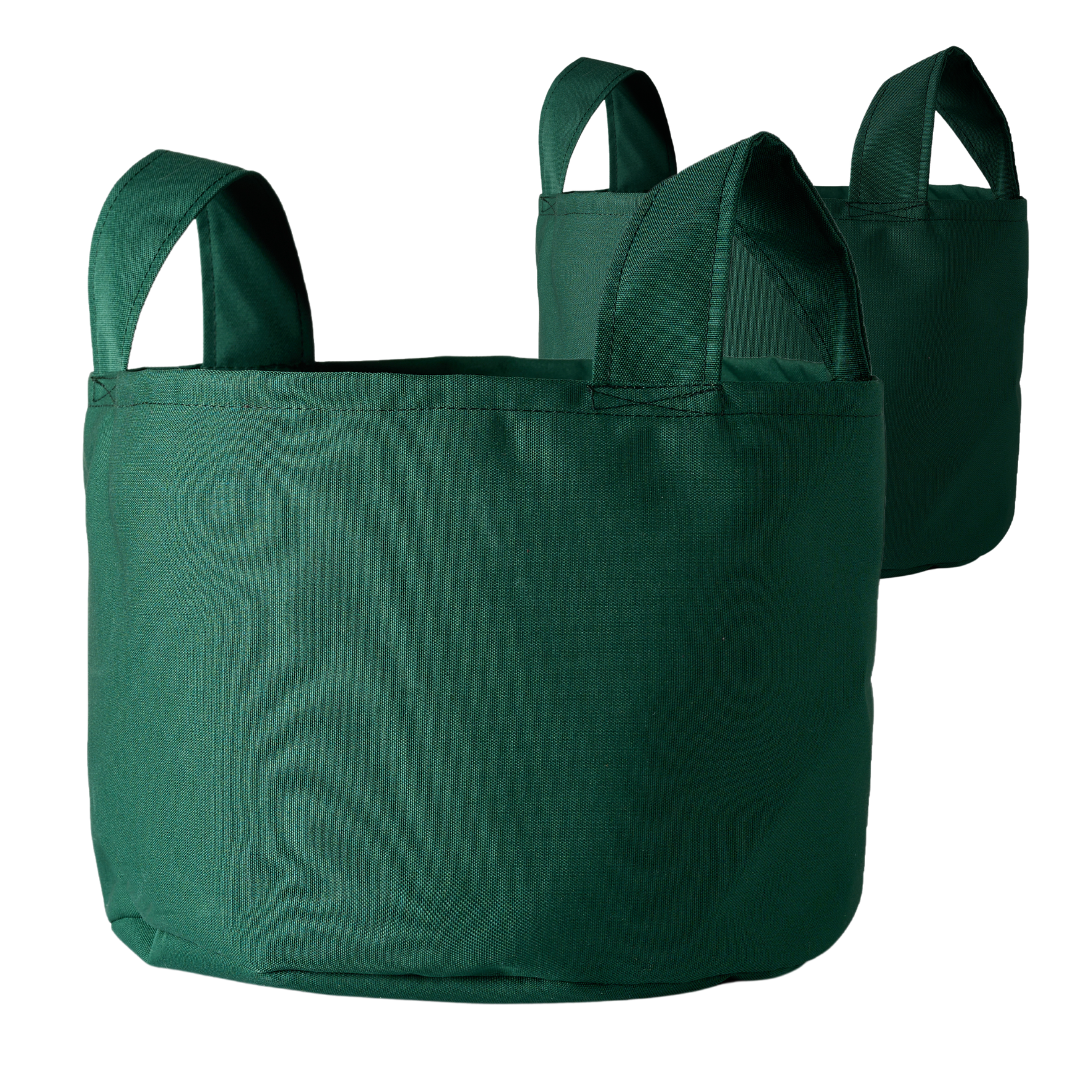 Duo of storage baskets