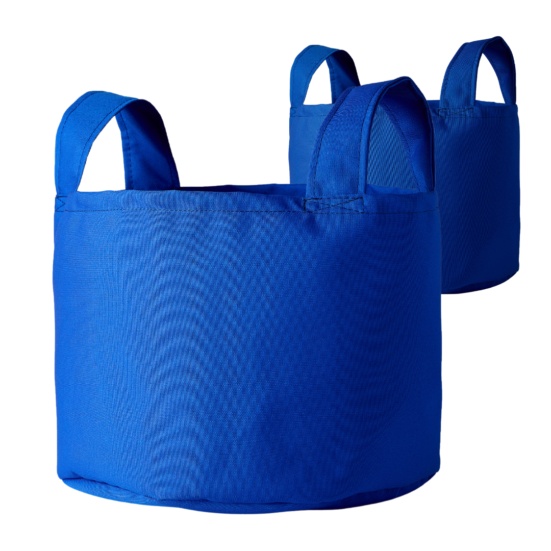 Duo of storage baskets