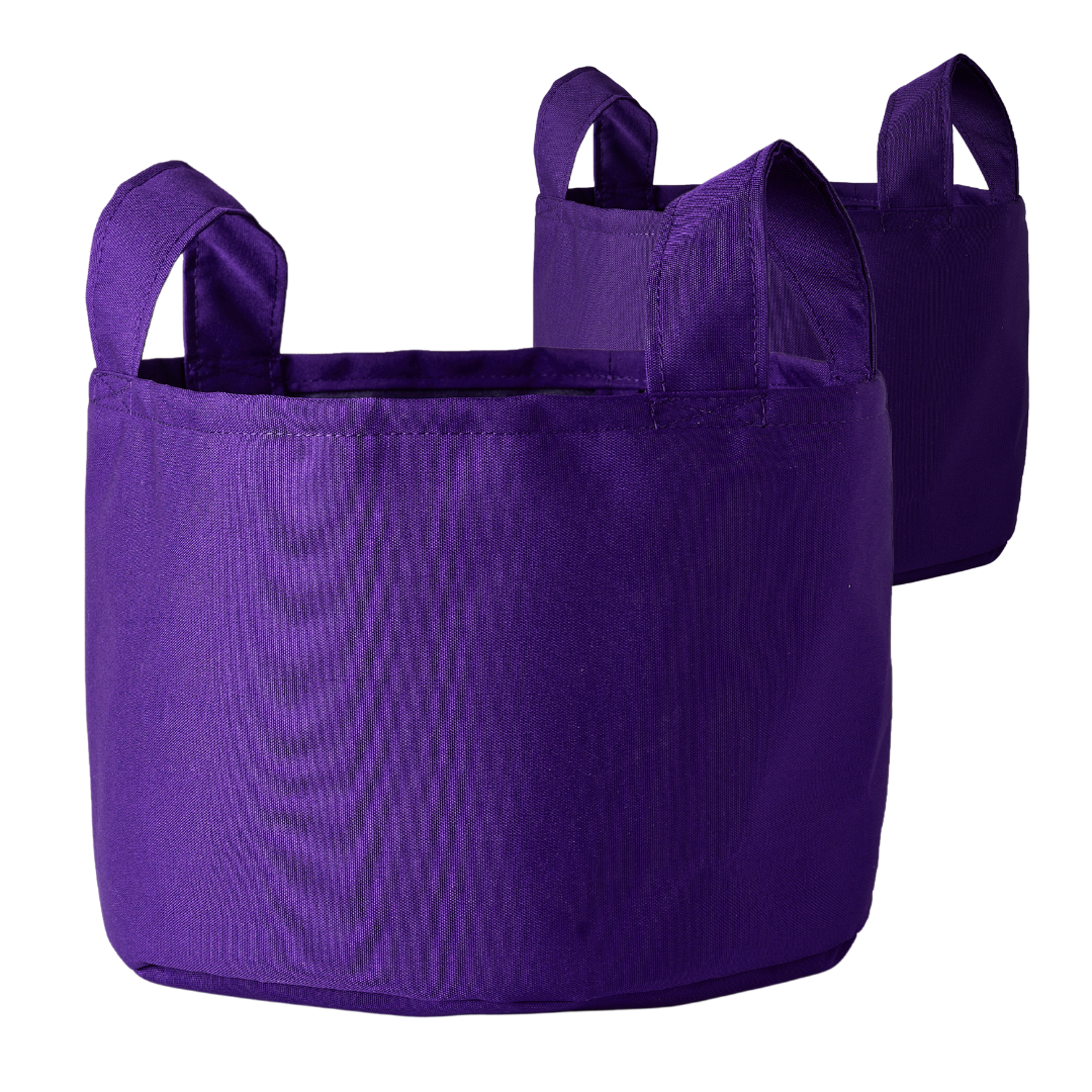 Duo of storage baskets