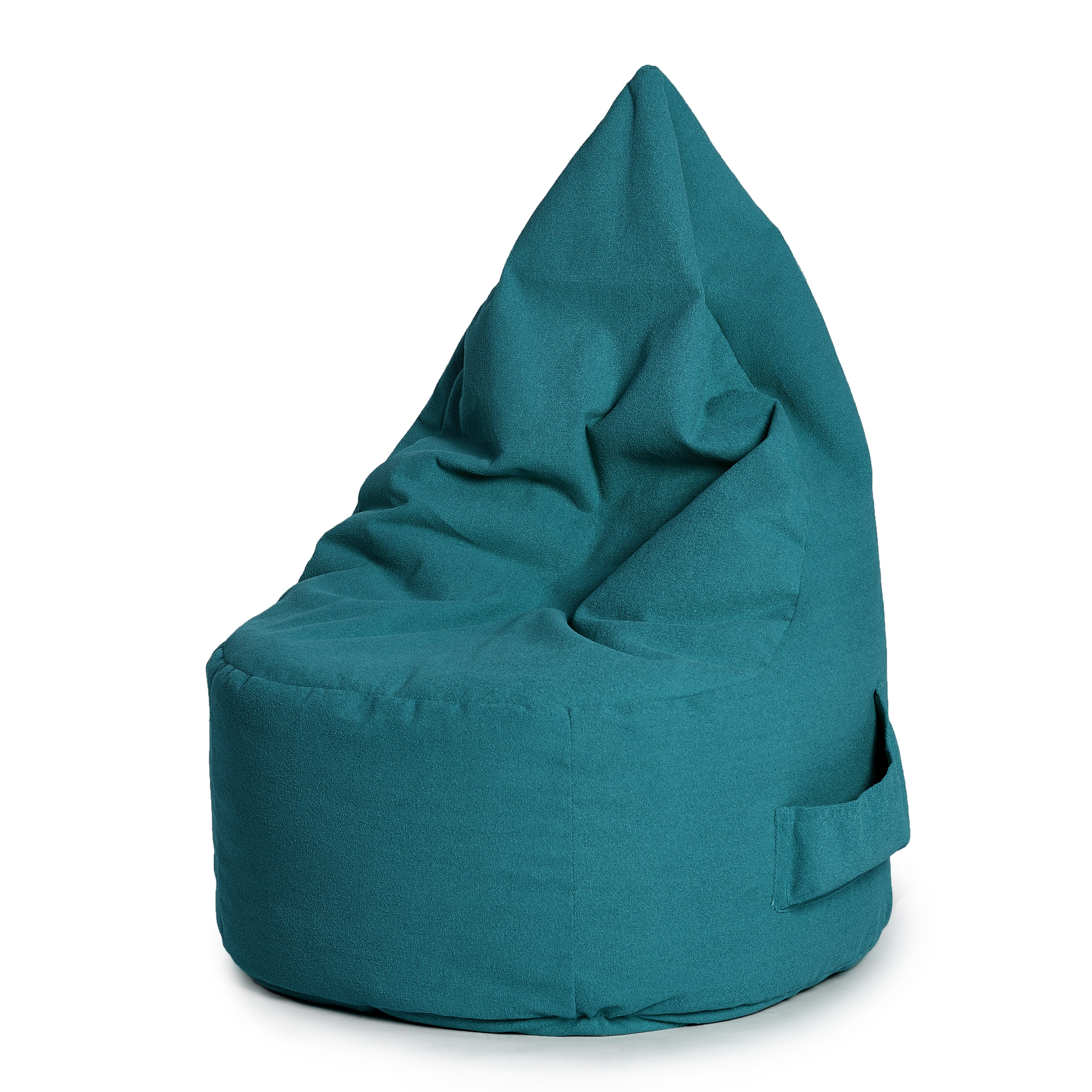 Bean bag Ergo Adulte, ARICO, collection Paloma avec un tissu doux, fait au Canada / couleur Bleu Agave