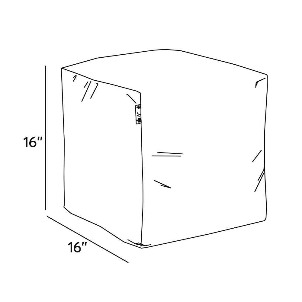 Square Ottoman and Footrest - Original