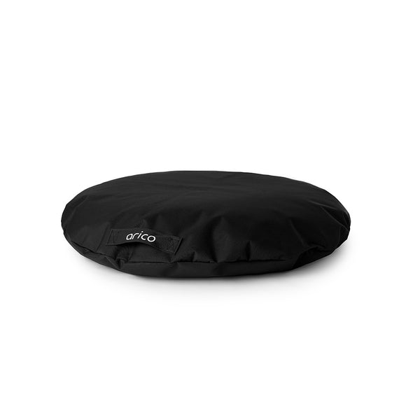 Coussin pour chien rond format standard de ARICO. Couleur onyx.